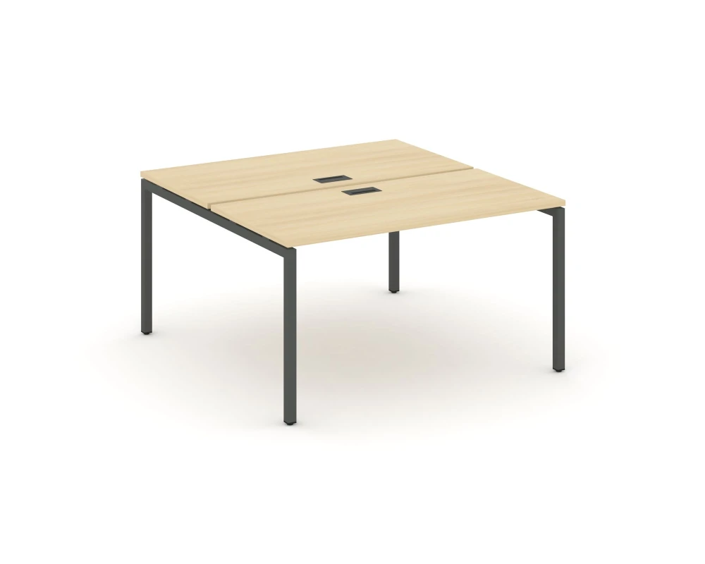 Рабочая станция 2-х сторон. на П-образном каркасе 40 мм 980x1632x750 Стайл Проджект / Style Project