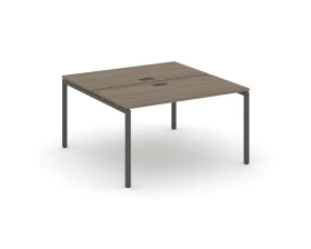 Рабочая станция 2-х сторон. на П-образном каркасе 40 мм 980x1632x750 Стайл Проджект / Style Project images