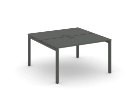 Рабочая станция 2-х сторон. на П-образном каркасе 50 мм 1180x1632x750 Стайл Проджект / Style Project images