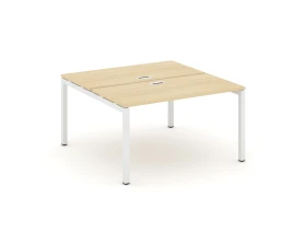 Рабочая станция 2-х сторон. на П-образном каркасе 50 мм 1380x1432x750 Стайл Проджект / Style Project images