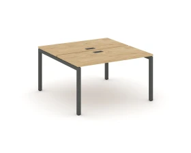 Рабочая станция 2-х сторон. на П-образном каркасе 50 мм 980x1632x750 Стайл Проджект / Style Project images