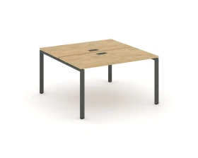 Рабочая станция 2-х сторон. на П-образном каркасе 60 мм 1180x1632x750 Стайл Проджект / Style Project images