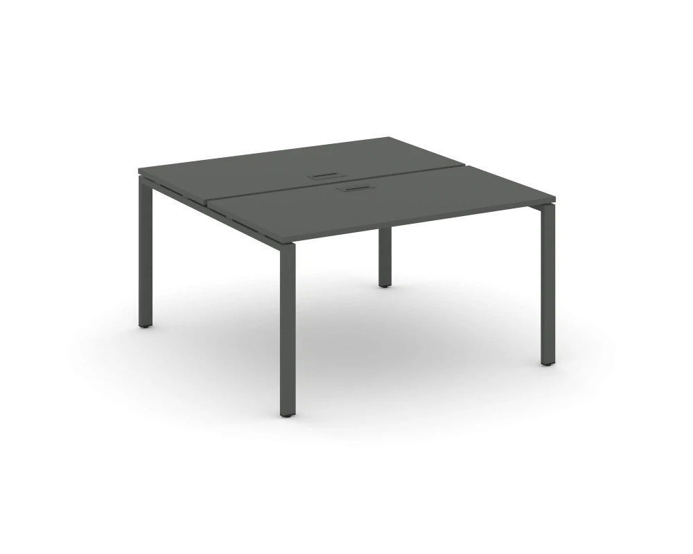 Рабочая станция 2-х сторон. на П-образном каркасе 60 мм 1180x1632x750 Стайл Проджект / Style Project