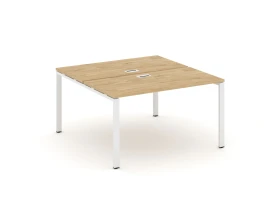 Рабочая станция 2-х сторон. на П-образном каркасе 60 мм 1380x1232x750 Стайл Проджект / Style Project images