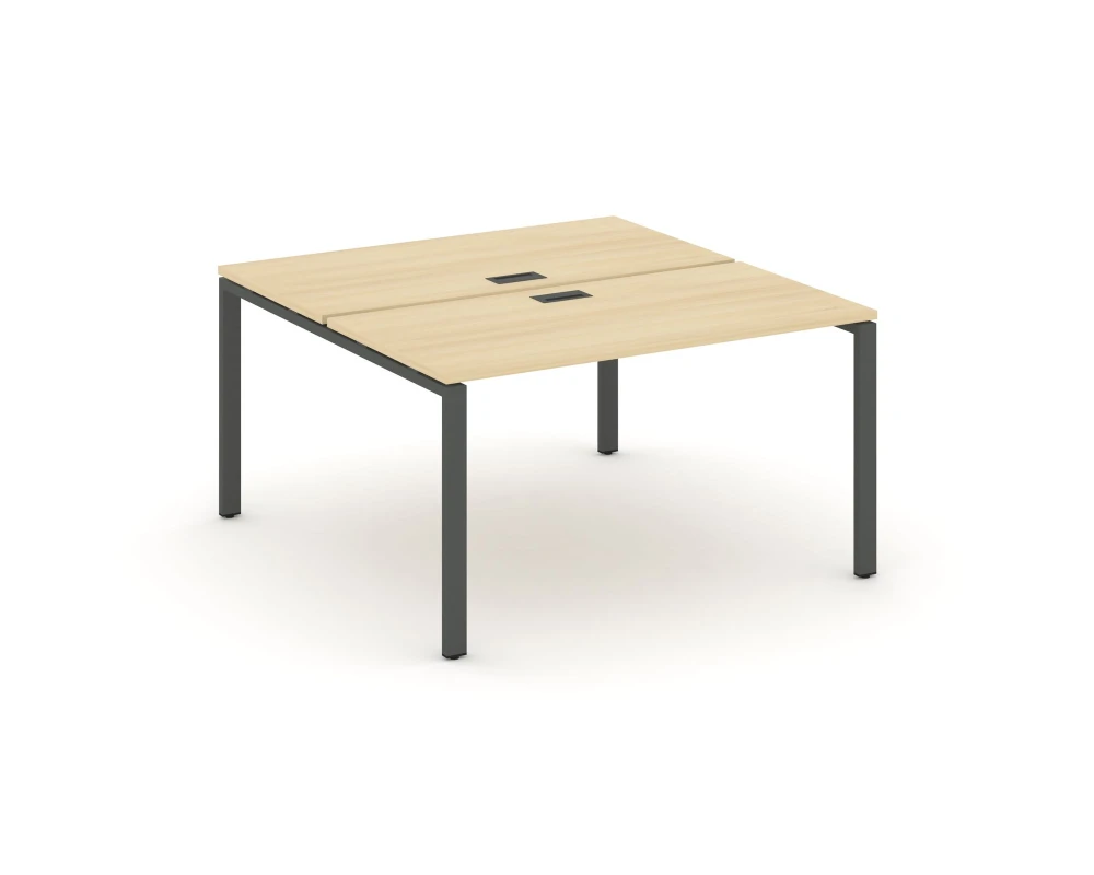 Рабочая станция 2-х сторон. на П-образном каркасе 60 мм 1380x1232x750 Стайл Проджект / Style Project