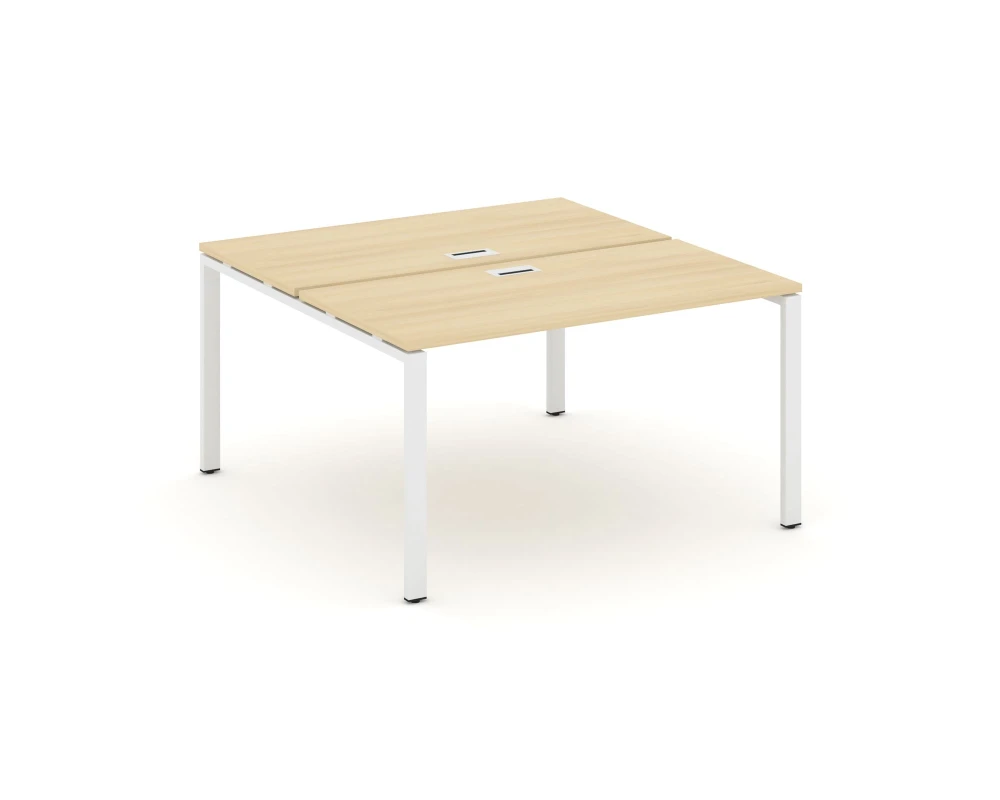 Рабочая станция 2-х сторон. на П-образном каркасе 60 мм 1580x1432x750 Стайл Проджект / Style Project