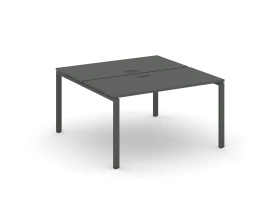 Рабочая станция 2-х сторон. на П-образном каркасе 60 мм 1580x1432x750 Стайл Проджект / Style Project images