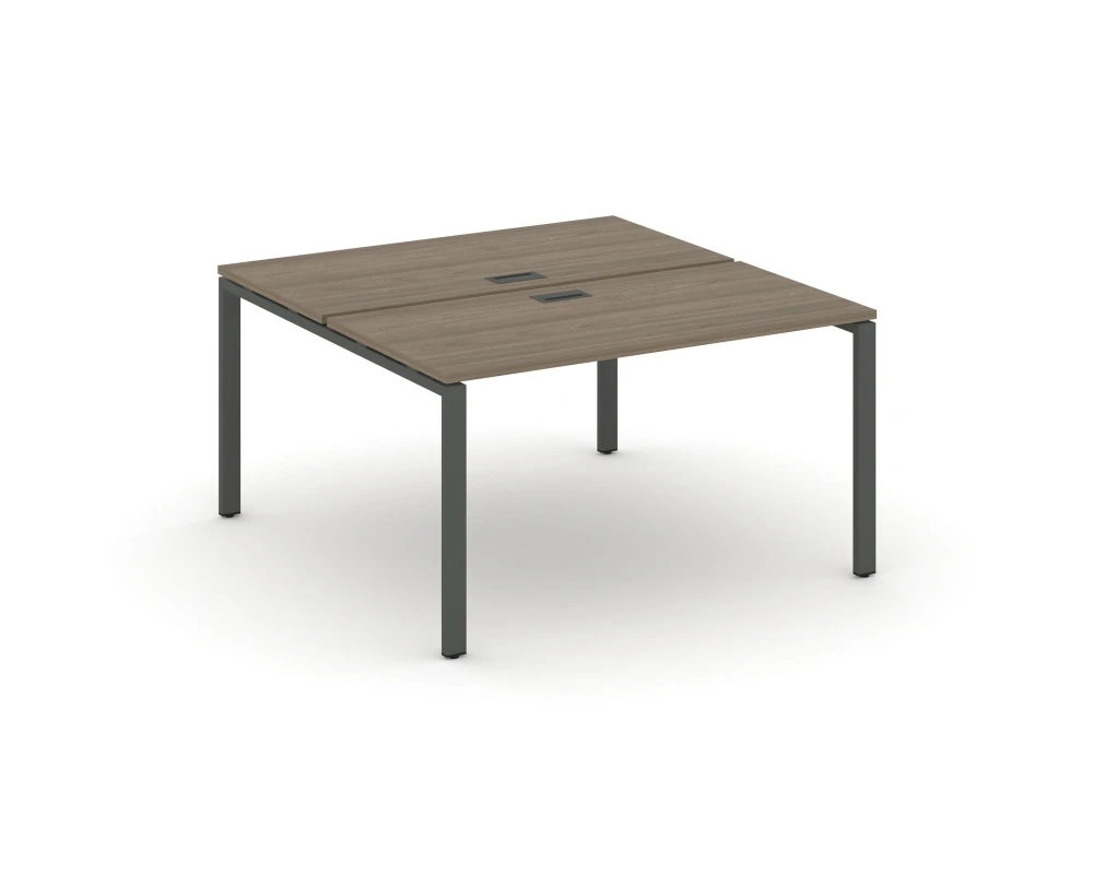 Рабочая станция 2-х сторон. на П-образном каркасе 60 мм 1580x1432x750 Стайл Проджект / Style Project