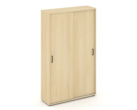 Шкаф-купе для одежды с полками и выдвижной штангой в каждой секции 1200x400x1982 зад. стенка HDF Стайл Проджект / Style Project images