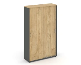 Шкаф-купе для одежды с полками и выдвижной штангой в каждой секции 1200x400x1982 зад. стенка HDF Стайл Проджект / Style Project images