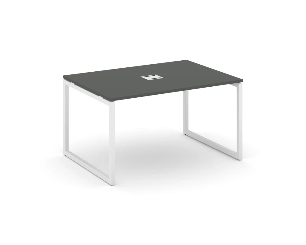 Стол переговорный на О-образном каркасе 40 мм с лючком 1180x980x750 Стайл Проджект / Style Project