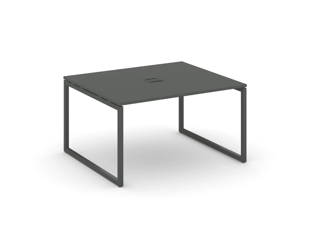 Стол переговорный на О-образном каркасе 40 мм с лючком 1580x1180x750 Стайл Проджект / Style Project