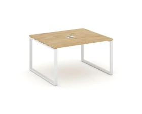 Стол переговорный на О-образном каркасе 60 мм с лючком 1180x1180x750 Стайл Проджект / Style Project images