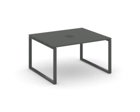 Стол переговорный на О-образном каркасе 60 мм с лючком 1180x1180x750 Стайл Проджект / Style Project images