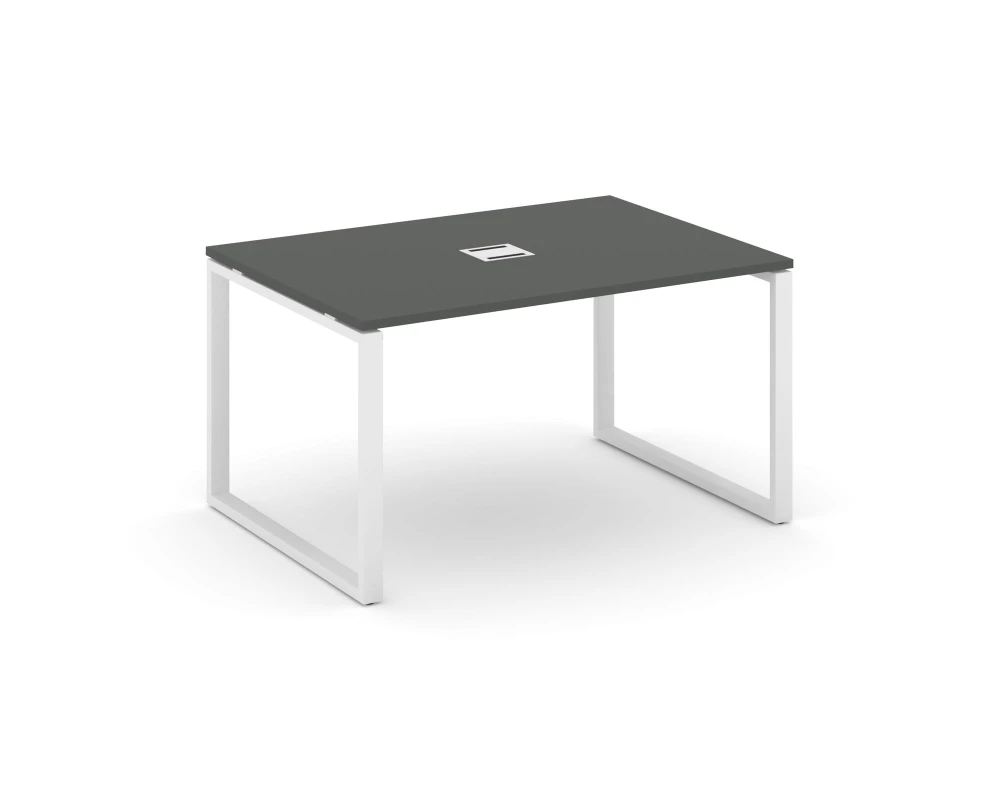 Стол переговорный на О-образном каркасе 60 мм с лючком 1180x980x750 Стайл Проджект / Style Project