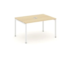 Стол переговорный на П-образном каркасе 40 мм с лючком 1580x980x750 Стайл Проджект / Style Project images