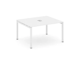 Стол переговорный на П-образном каркасе 50 мм с лючком 1580x1180x750 Стайл Проджект / Style Project images