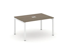 Стол переговорный на П-образном каркасе 50 мм с лючком 1580x980x750 Стайл Проджект / Style Project images