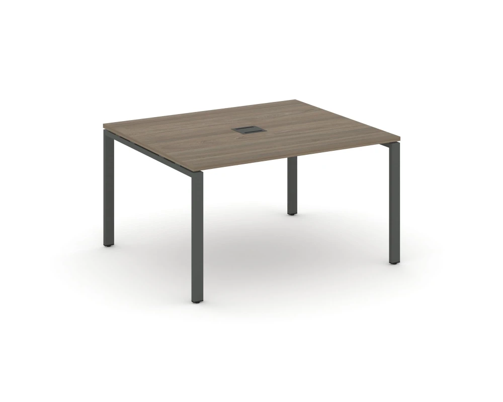 Стол переговорный на П-образном каркасе 60 мм с лючком 1180x1180x750 Стайл Проджект / Style Project