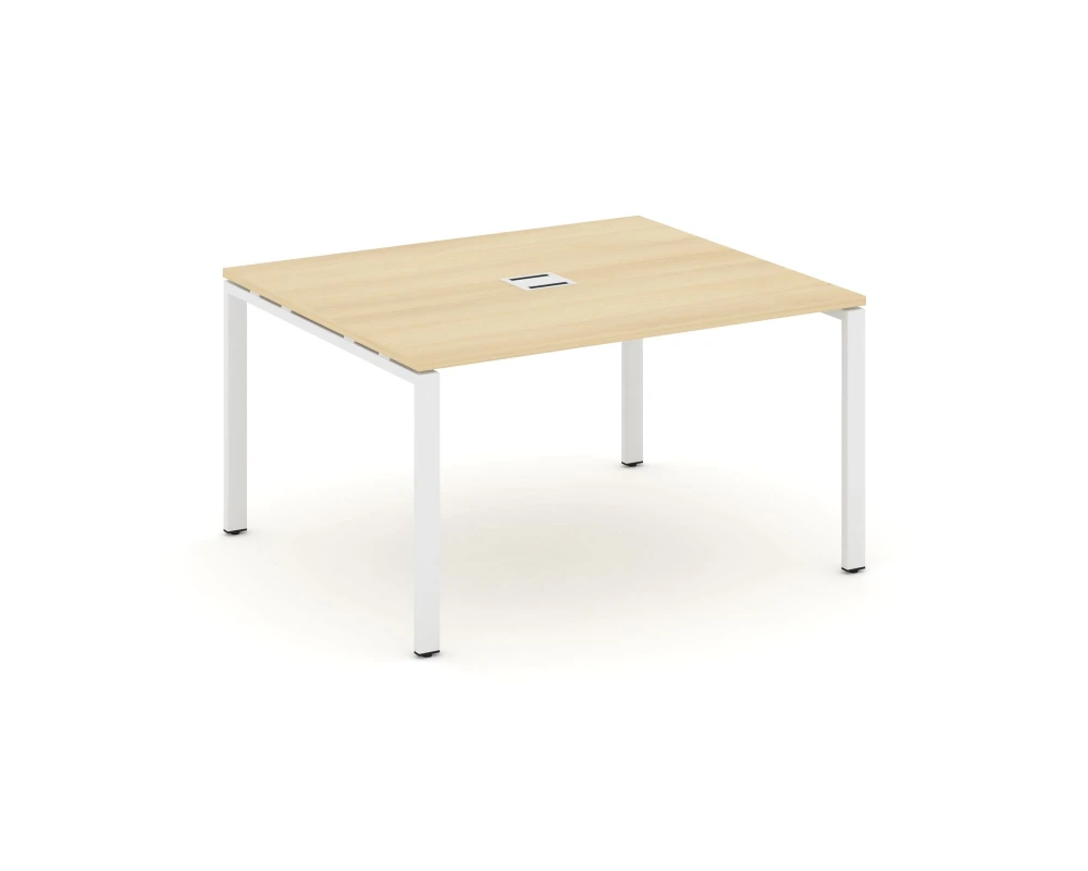 Стол переговорный на П-образном каркасе 60 мм с лючком 1580x1180x750 Стайл Проджект / Style Project