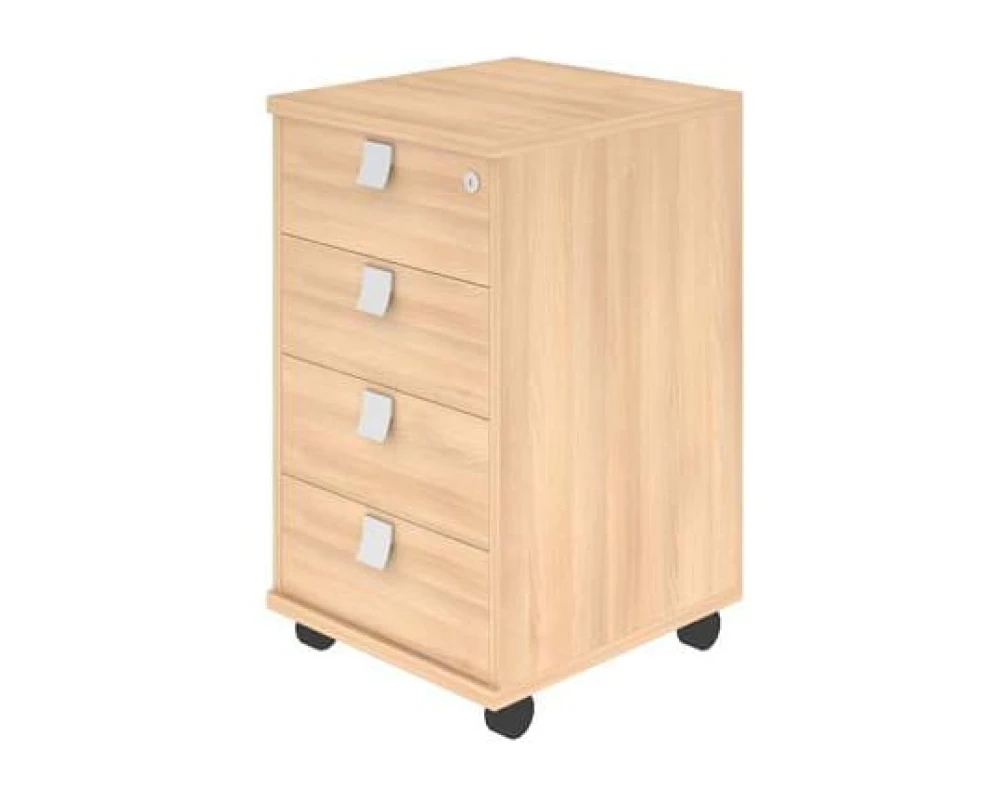 Тумба подкатная 4 ящика с замком Стайл Систем / Style System