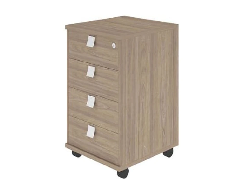 Тумба подкатная 4 ящика с замком Стайл Систем / Style System