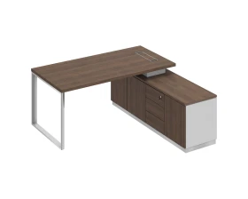 Стол руководителя на опорной тумбе (левый/правый) БР 101 Bravo images