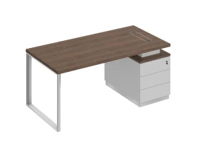 Стол руководителя на опорной тумбе (левый/правый) БР 103 Bravo images