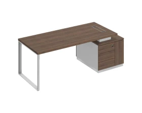 Стол руководителя на опорной тумбе (левый/правый) БР 106 Bravo images