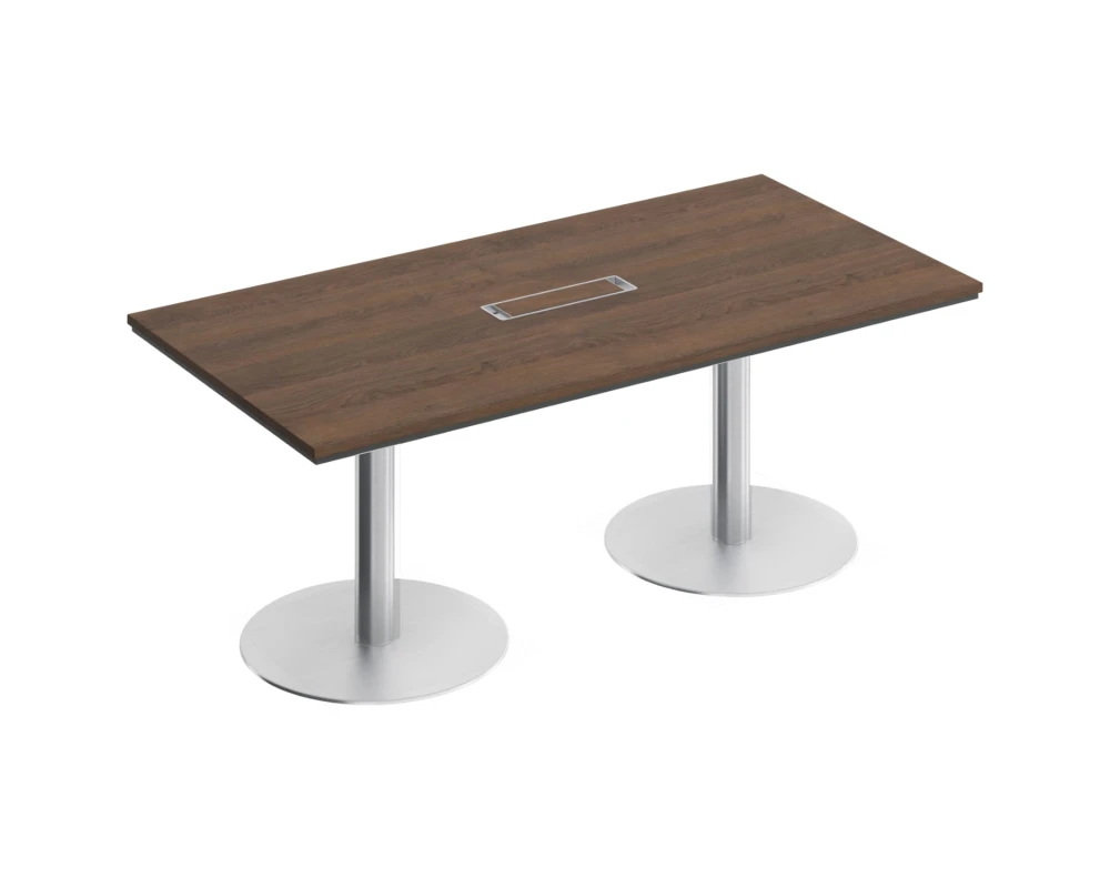 Стол для переговоров на круглых опорах СИ 153 City