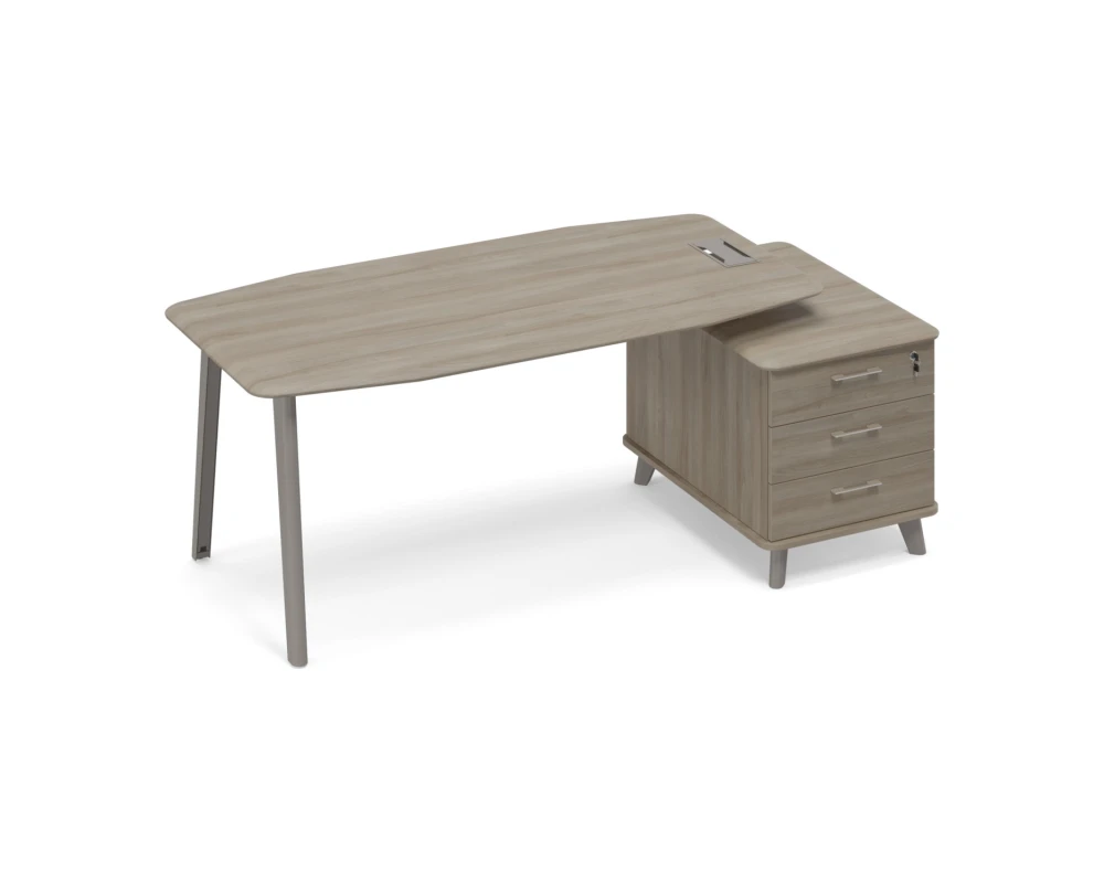 Стол на опорной тумбе малой (тип 2) Time Metal