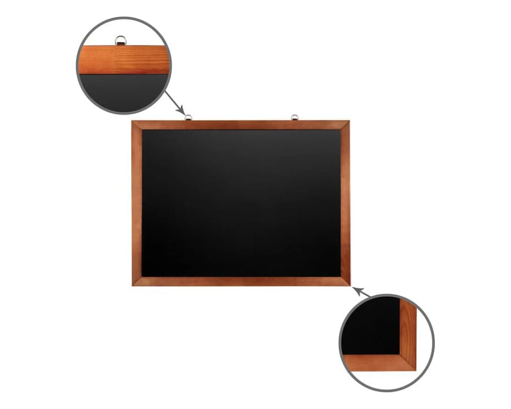 Доска для мела магнитная BRAUBERG 60х90 деревянная окрашенная рамка 236891