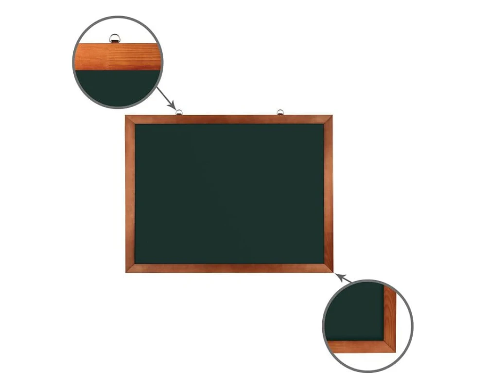 Доска для мела магнитная BRAUBERG 60х90 деревянная окрашенная рамка