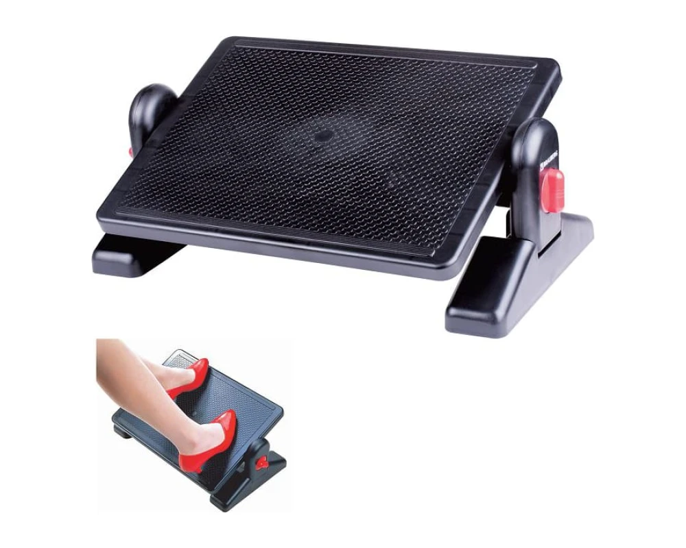 Подставка для ног BRAUBERG офисная 41,5х30 с фиксаторами регулируемая высота