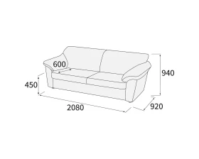 Диван 3-х местный Афина images
