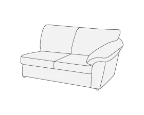 Модуль 2-х мест. с лев./прав. подл-ком Афина images