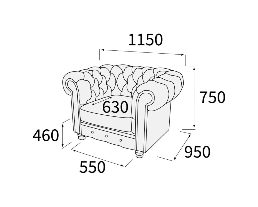 Кресло Альфа Честер