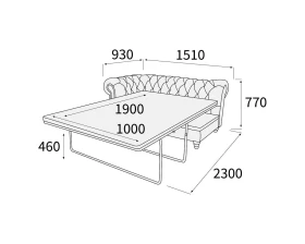 Модуль 2-х мест. с лев./прав. подл-ком с механизмом Альфа Честер images