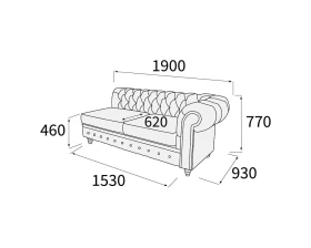 Модуль 3-х мест. с лев./прав. подл-ком Альфа Честер images