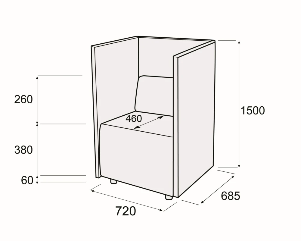 Кресло купе Гамма купе