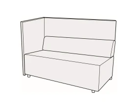 Модуль 2-х мест. с левым подл-комкупе Гамма купе images