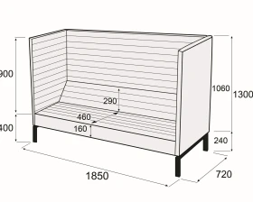 Диван 3-х местный Гиперион images