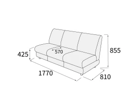 Модуль 3-х местный без подлокотников Матрикс images