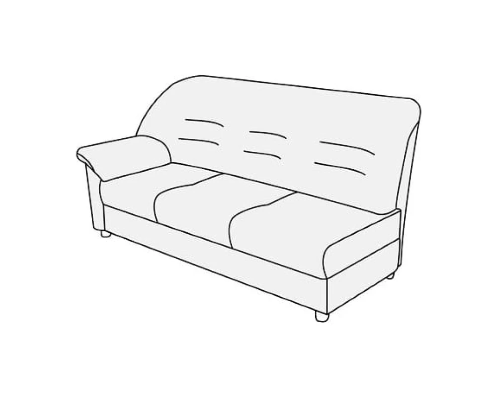 Модуль 3-х мест. с лев./прав. подл-ком Премьер