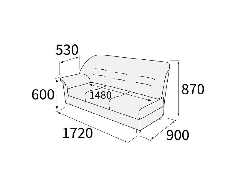 Модуль 3-х мест. с лев./прав. подл-ком Премьер