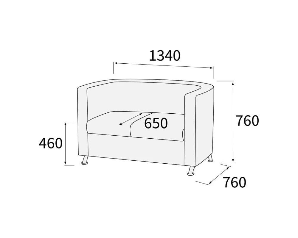 Диван 2-х местный Вита
