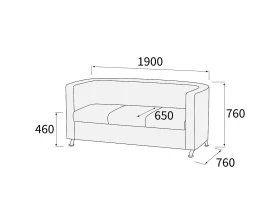 Диван 3-х местный Вита images