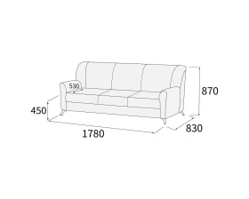 Диван 3-х местный Зевс images
