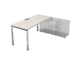 Стол рабочий прямолинейный три опоры, правый (1600*900*750) НСТП-П.994 GLOSS LINE images