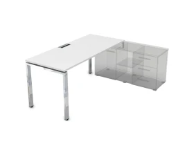 Стол рабочий прямолинейный три опоры, правый (1600*900*750) НСТП-П.994 GLOSS LINE images